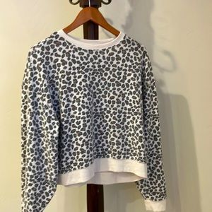 Leopard print sweatshirt